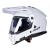 Kask motocyklowy Dual Sport LS2 MX702 Pioneer II Gloss White